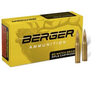 6 mm Creedmoor Berger 105 Gr Hybrid (loaded ammunition)