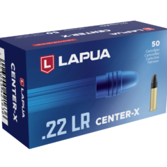22 LR Lapua Center-X (500 rounds per box)